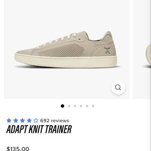 FLUX Adapt Knit Trainer Shoe in Dune